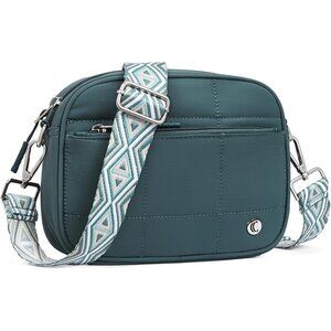 Quilted Crossbody Bag for Women - Lightweight Travel Purse with Adjustable Strap